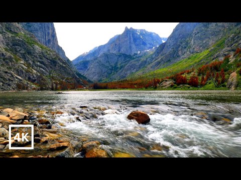 Alpine Lake Ambience | Montana Backcountry | Relaxing Nature Sounds for Sleep & Study | White Noise