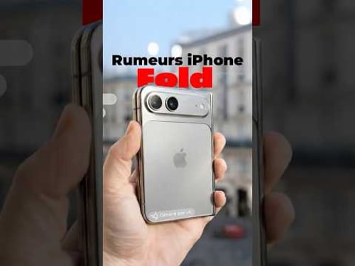 Les rumeurs sur l'iPhone Fold #iphonefold #apple #iphonepliant #shorts