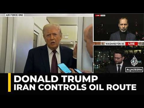 Trump proposes coalition to secure strait of Hormuz