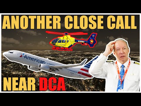Near Midair Collision in DC Airspace | American Airlines AAL2333 & Medevac Helicopter