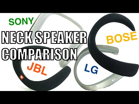 Ultimate Neck Speaker Comparison : Bose vs JBL vs Sony vs LG