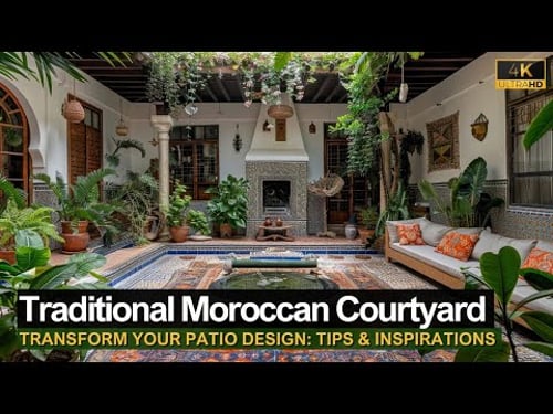 Transform Your Patio into a Traditional Moroccan Courtyard: Tips and Inspirations