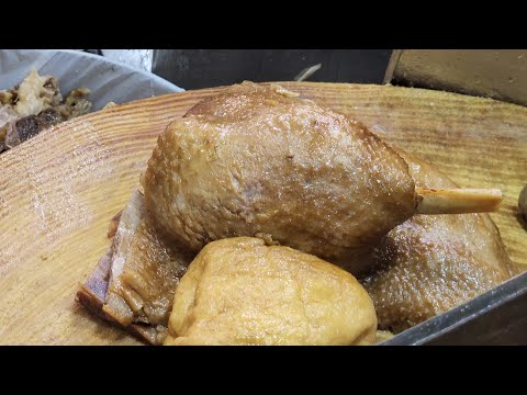 斬肥美#滷水鵝,爽脆#滷水豬耳,彈牙鵝腎 #香港美食 #長發滷味大王#天下第一鵝#佐敦#上海街 #Hongkong StreetFood