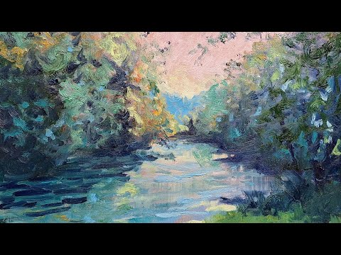 How to paint in the footsteps of the Impressionist oil painters.