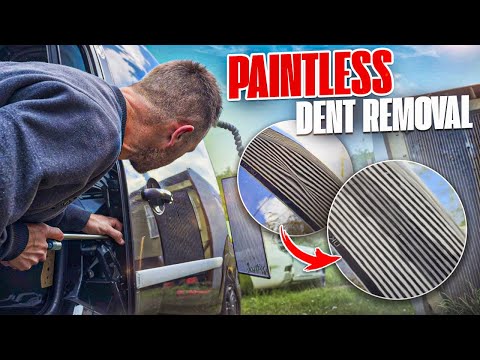 Blackberry Mk4 VW Caddy Gets PDR Treatment | Paintless Dent Removal Transformation!
