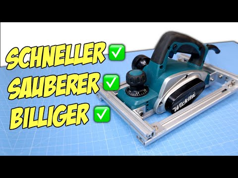 Kauf dir KEINE teure ABRICHTE mehr. BAU LIEBER DAS! #Abrichte #Planfräsen