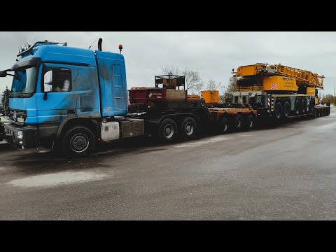 НЕГАБАРИТ77 # СЕРЬЕЗНЫЙ КРАН НА СЕРЬЕЗНОМ ТРАЛЕ))