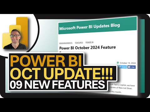 Power BI October 2024 UPDATE: 9 New Features + LABS!!!