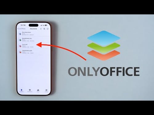 How To Use a FREE Document Manager (Office Suite) on iPhone with AI!