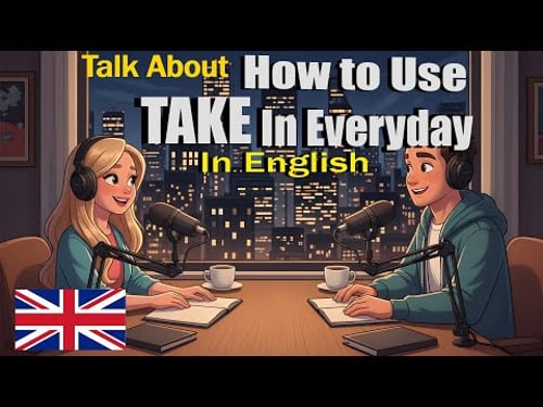 How to Use Take In Everyday Your in English | English Conversation Practice