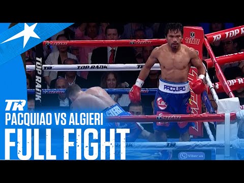 When Manny Pacquiao Put on a Masterclass Against Chris Algieri | FULL FIGHT