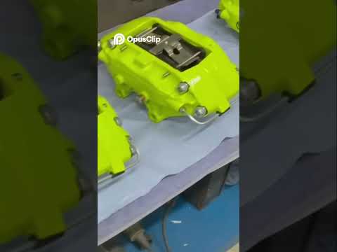 Neon Green Brembo Calipers for the XJ220!