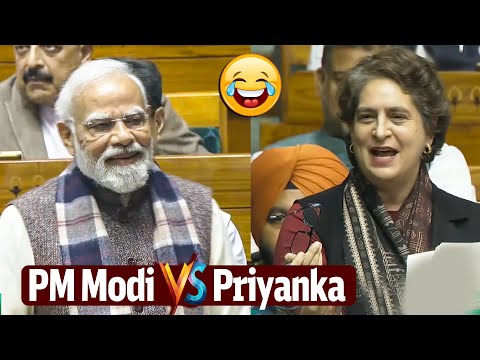 War of Words Between PM Modi and Priyanka Gandhi in Lok Sabha | Vande Mataram Debate in Parliament