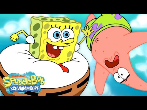 SpongeBob | Jedes Mal, wenn SpongeBob die Schwerkraft austrickst | SpongeBob Schwammkopf