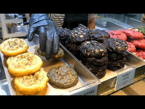 고퀄리티 다양한 쿠키를 고르는 재미! / The fun of choosing a variety of high-quality cookies! - Korean street food