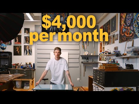 This is What Spending ALL YOUR MONEY on an Art Studio Looks like...