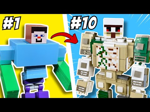 I Upgrade Minecraft Mobs with FAKE LEGO
