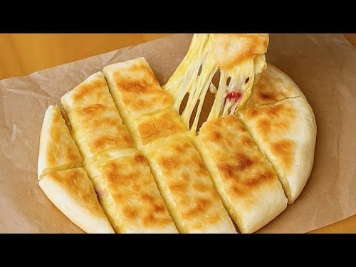 If you have 1 potato, make this cheese potato bread! No oven, no yeast, no egg!!