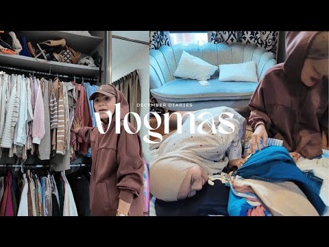 going through their closet!!! sell or keep?! | december vlogmas ❤️🎄