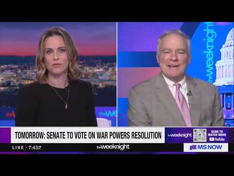 Kaine Joins MS NOW to Discuss the Senate’s Upcoming Vote on War Against Venezuela