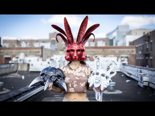 Making Ritual Looking Masks in NYC | CRAFTED