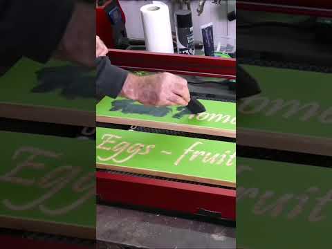 signage in minutes #lasercutting #xtool #diy