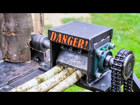 I made an Amazing Wood Shredding Machine