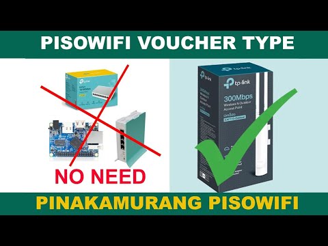 PISOWIFI VOUCHER TYPE CONFIGURATION GAMIT ANG TPLINK EAP110 | HAY LE COMWORKS V.2