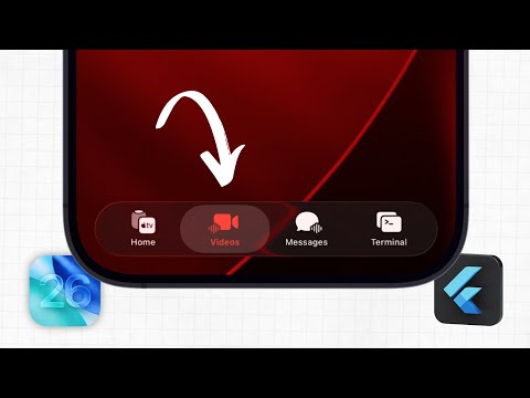 Bottom Navigation Bar in Flutter | Flutter Liquid Glass iOS 26