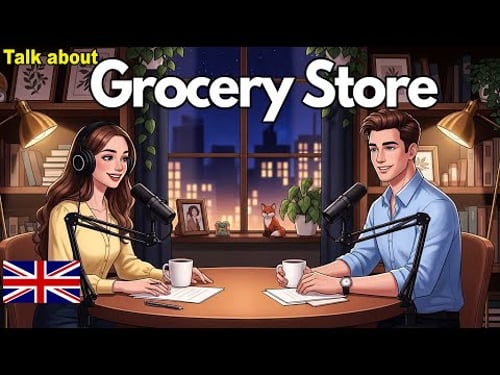 English at the Grocery Store | Slow English Listening Practice for Daily Life (A2–B1)