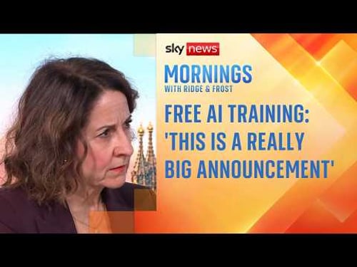 Government announces free AI training to upskill 10m people