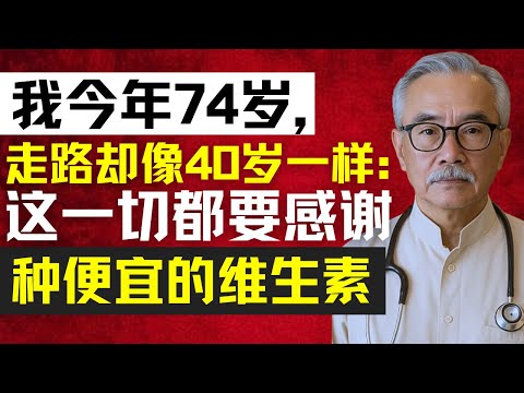 最便宜、最有效的维生素,助你70岁后行走更顺畅 | 林强医生