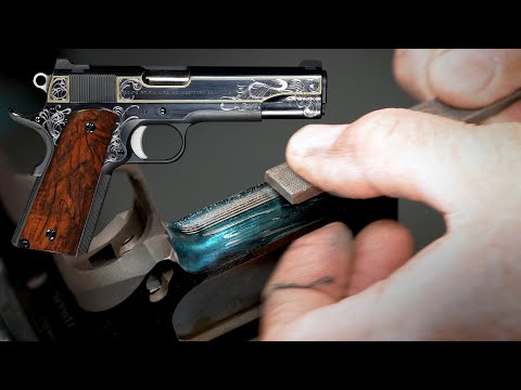 Checkering a 1911 Front Strap - with Ted Yost