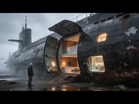 From War Machine to Underwater Palace?He Buys an Abandoned submarine and Turns It Into a luxury Home