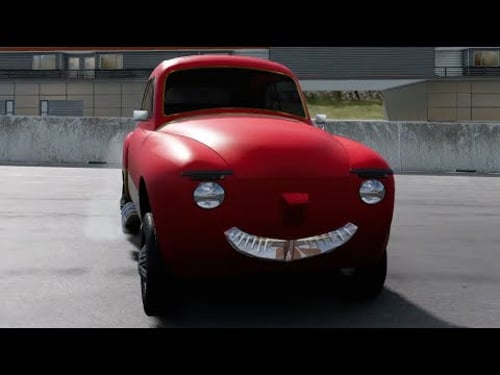 I finally design my own car.