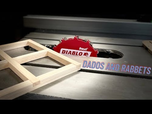 Don't Own a Dado Set? // Setup and Demo // Diablo Freud Table Saw Dado Set