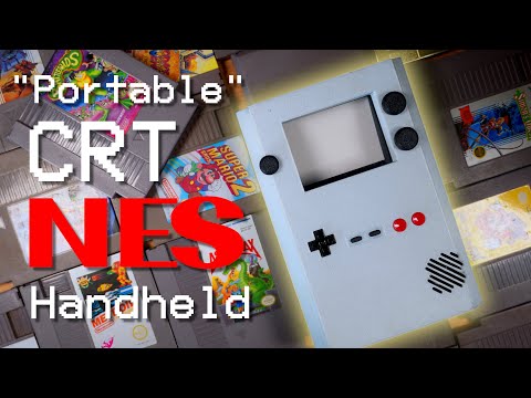Building a Cursed "Portable" NES With a CRT Screen