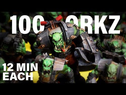 Painting Orkz as Fast as Possible