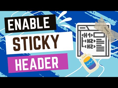 How to Sticky Header in WordPress Astra Theme