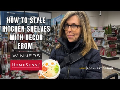 SHELF STYLING 101: How To Decorate + Decor Shopping at HomeSense! | Part 1 | Jane Lockhart Design