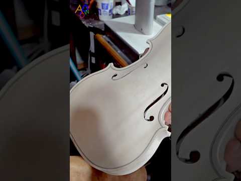 Amazing Process of Making Violin with Great Technique
