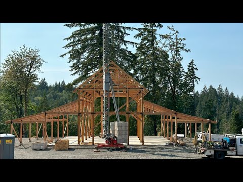 Post and Beam Barn Kit Part 6- Inner and Outer Lean-tos