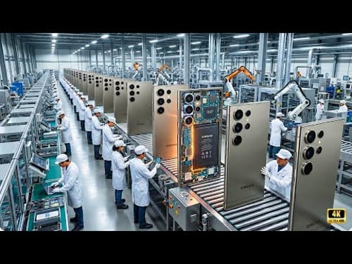 👉 Inside Massive Samsung Factory 🔥 How Millions of Galaxy S24 Ultra Smartphones Are Made