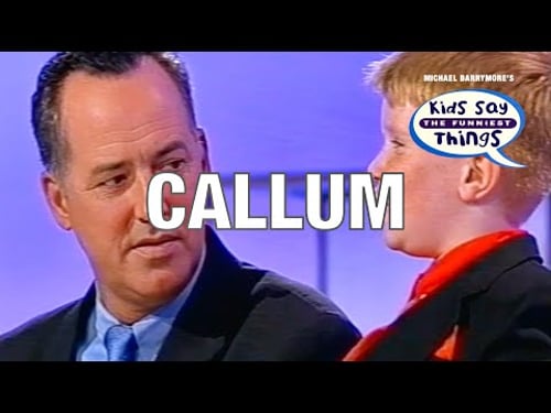 FULL INTERVIEW Callum - Kids Say the Funniest Things - Michael Barrymore
