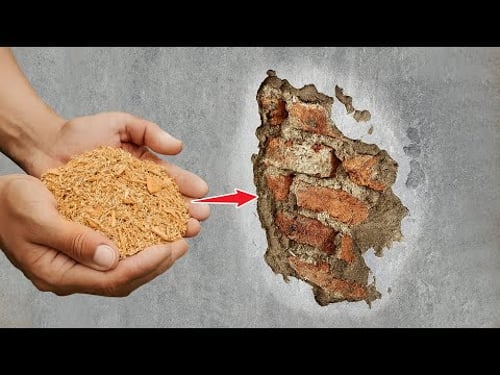 How To Fix Wall Cracked! Secret Of A 60-Year-Old Farmer Revealed