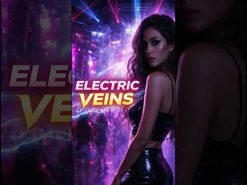 ⚡ Electric Veins | Feel the Pulse of the Night 🔥#Shorts #YouTubeShorts #edm #remix #music #party