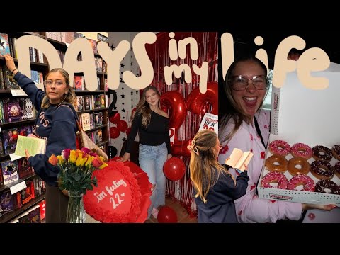 Days in my life β₯οΈπβ¨| Turning 22, book shopping, cozy days and more
