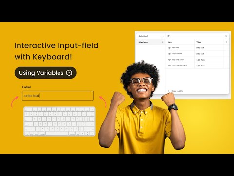 Creating Interactive Input Fields with Keyboard in Figma | Advanced Variable Tutorial