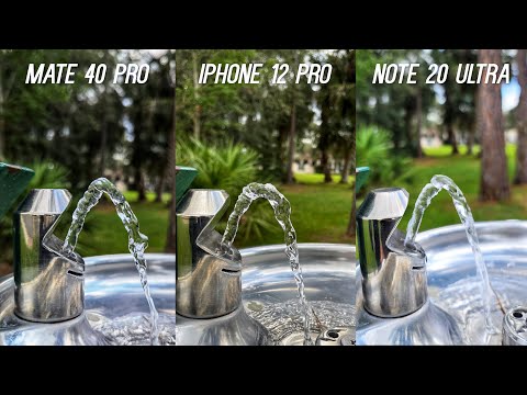 iPhone 12 Pro vs Huawei Mate 40 Pro vs Galaxy Note 20 Ultra Camera Test