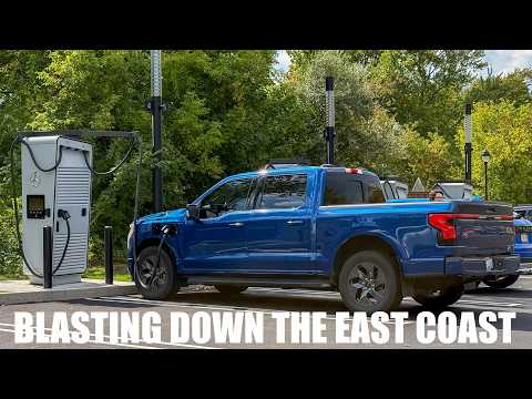 Hyperchargers & Superchargers! Fully Loaded F-150 Lightning Road Trip Down the East Coast